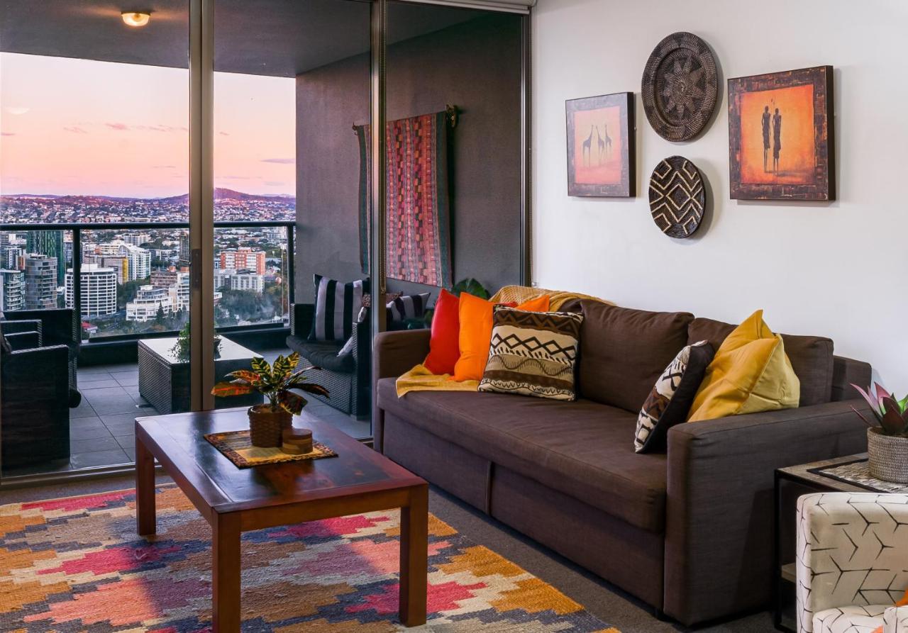 African Escape On Level 38 - Balcony With Views Brisbane Exterior photo