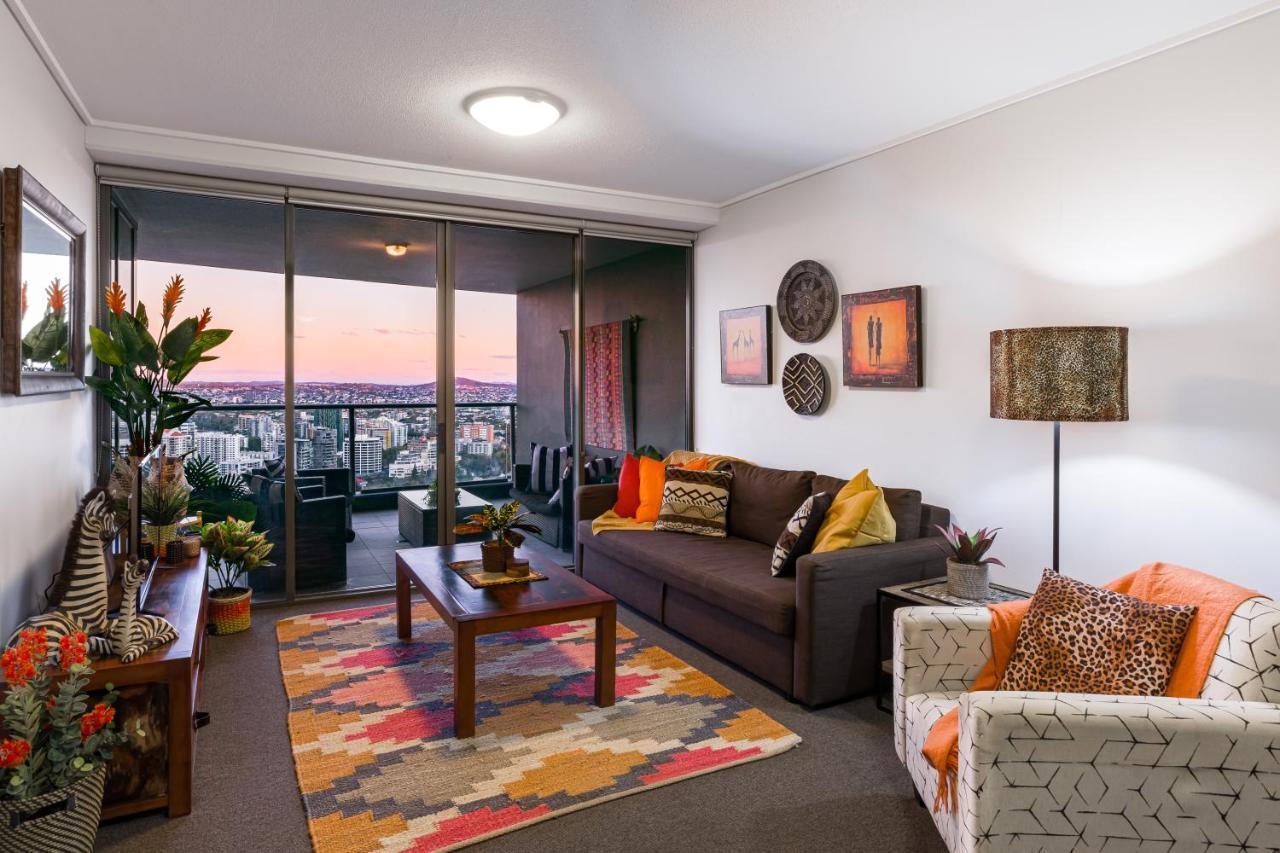 African Escape On Level 38 - Balcony With Views Brisbane Exterior photo